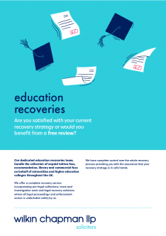 Wilkin Chapman Education Recoveries Brochure Cover
